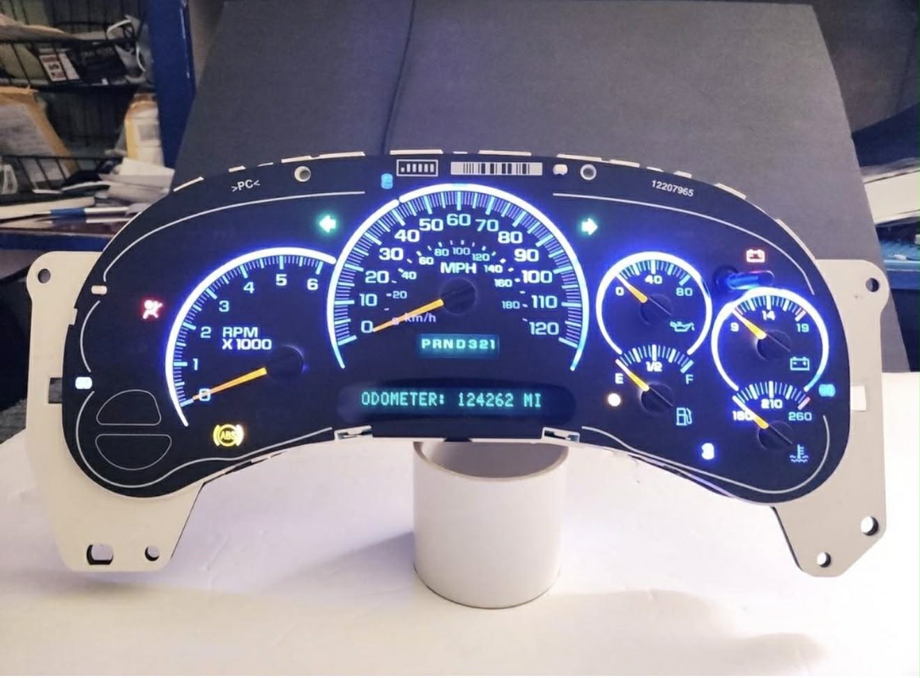 Instrumentos para Chevrolet Silverado o GMC Sierra (2003-2006). Tahoe, Suburban, Yukon y Cadillac Escalade.